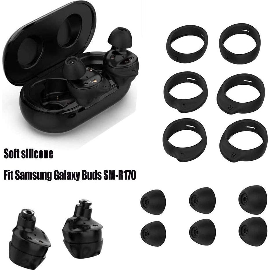 Puntas y Wingtips de Silicona para Samsung Galaxy Buds - 6 Piezas