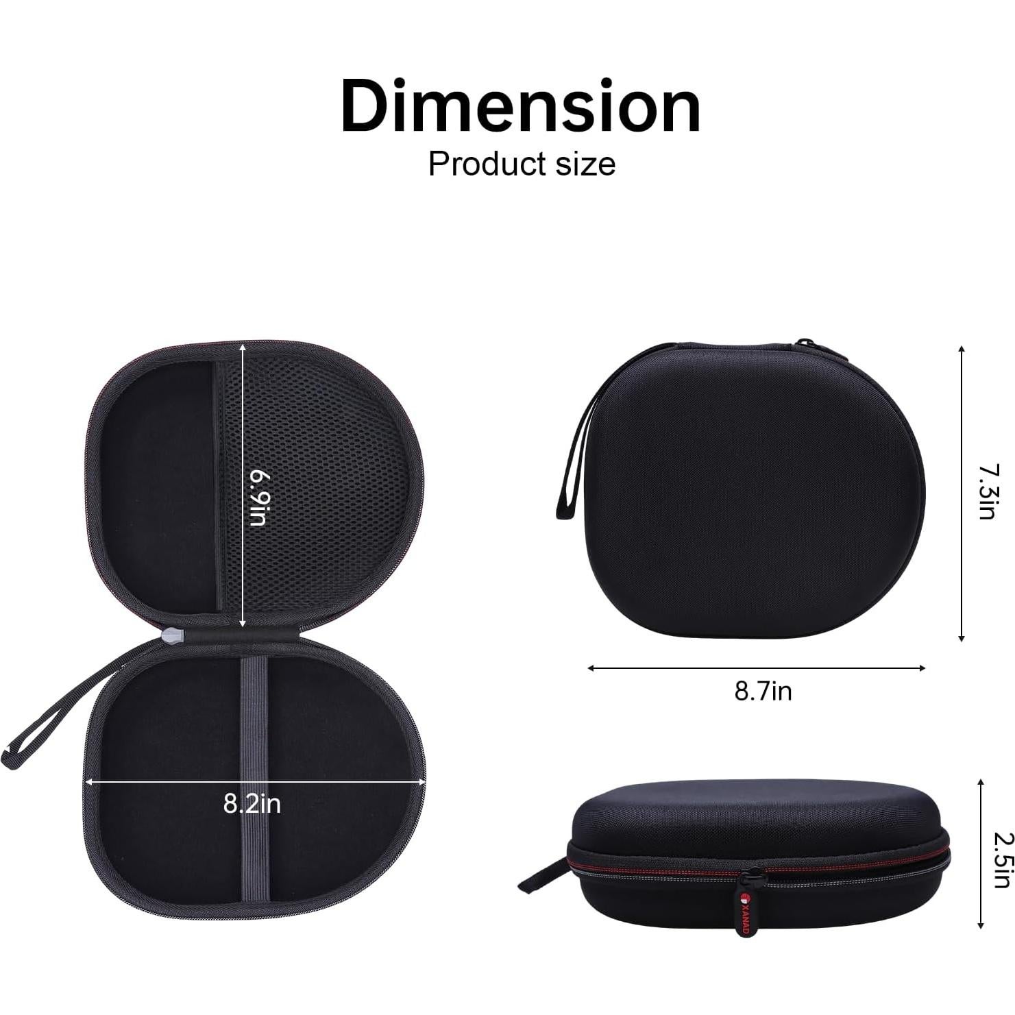 Funda XANAD para Auriculares Sony WH-CH720N WH-CH520 - Negro