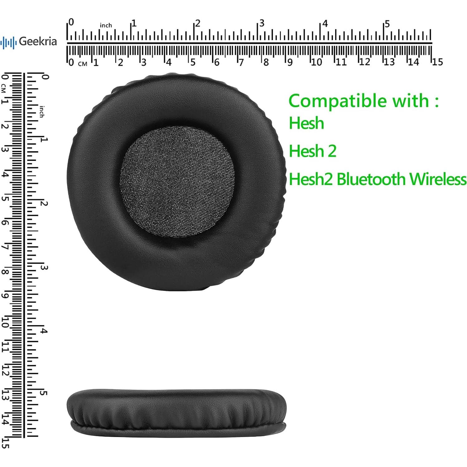 Almohadillas de Reemplazo Geekria para Auriculares Skullcandy Hesh 2