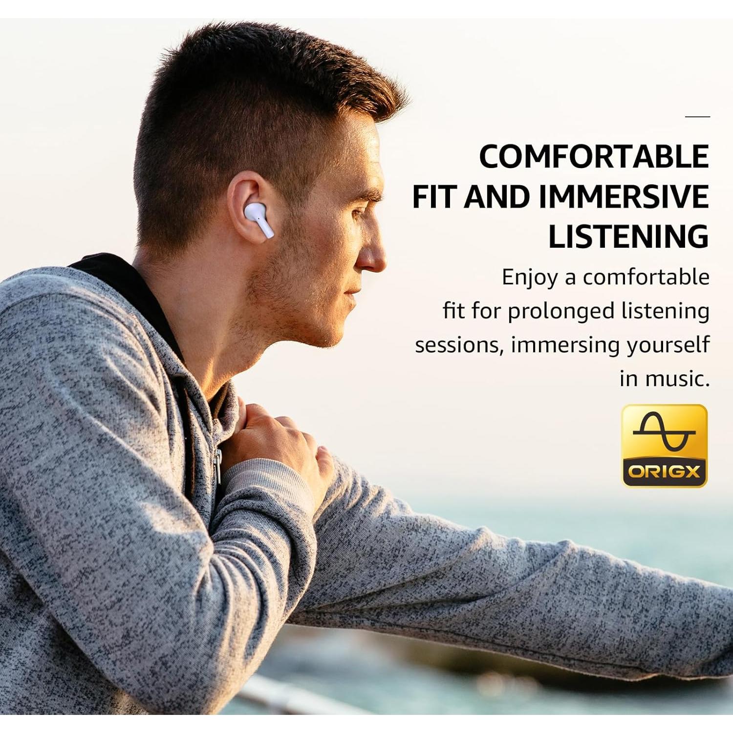 Auriculares Inalámbricos TOZO E2 Bluetooth 5.3 con Cancelación de Ruido