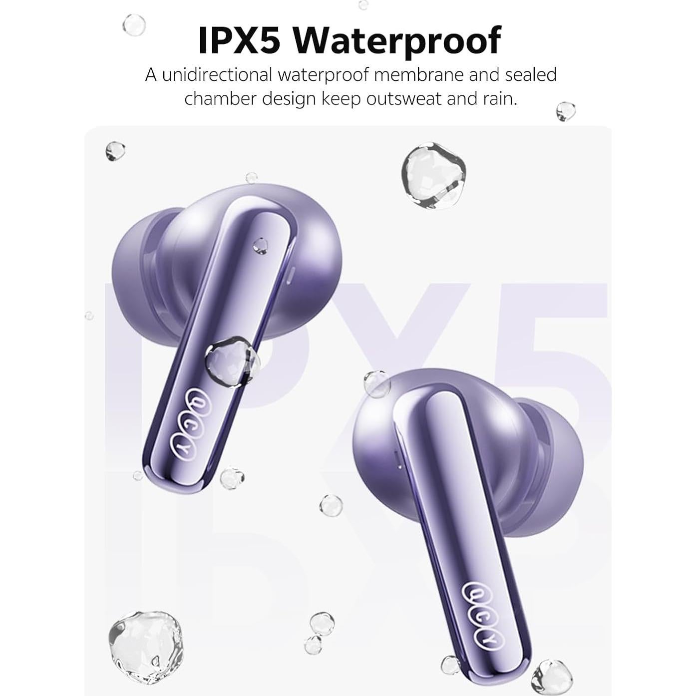 Auriculares Inalámbricos QCY MeloBuds N70 con ANC y Bluetooth 6.0