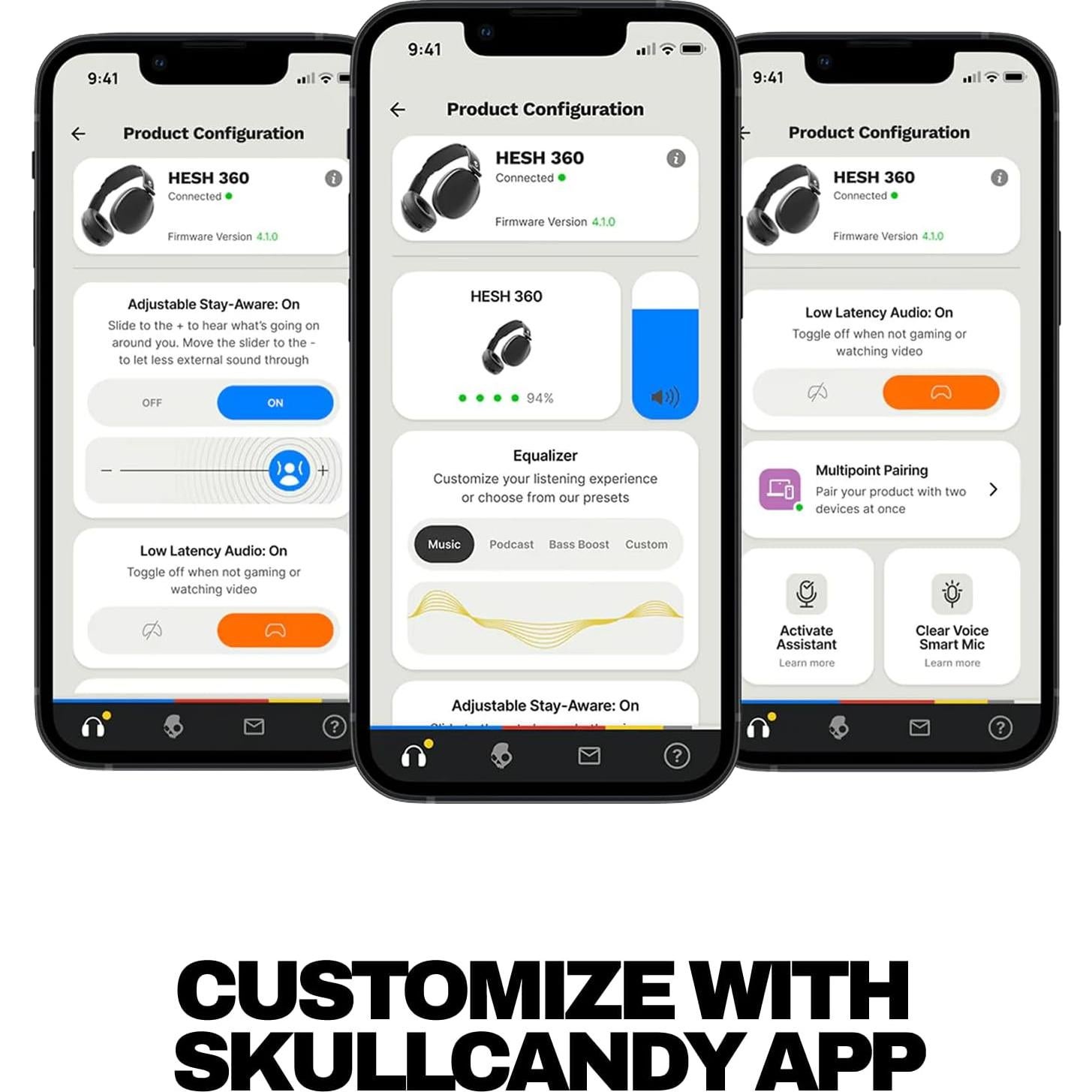 Auriculares Inalámbricos Skullcandy Hesh 360 - 100 Horas Batería