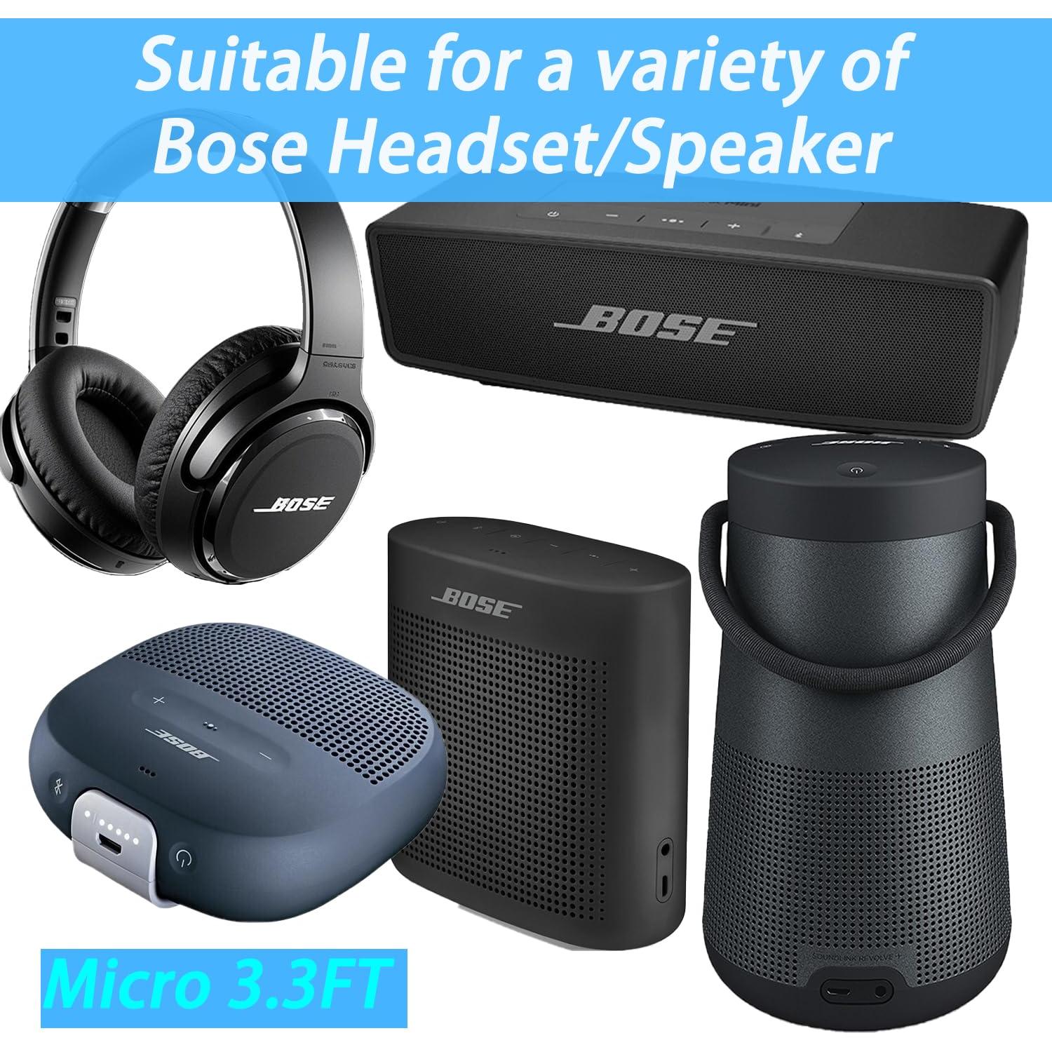 Cable de carga Micro USB GGRD para Bose SoundLink y QuietComfort