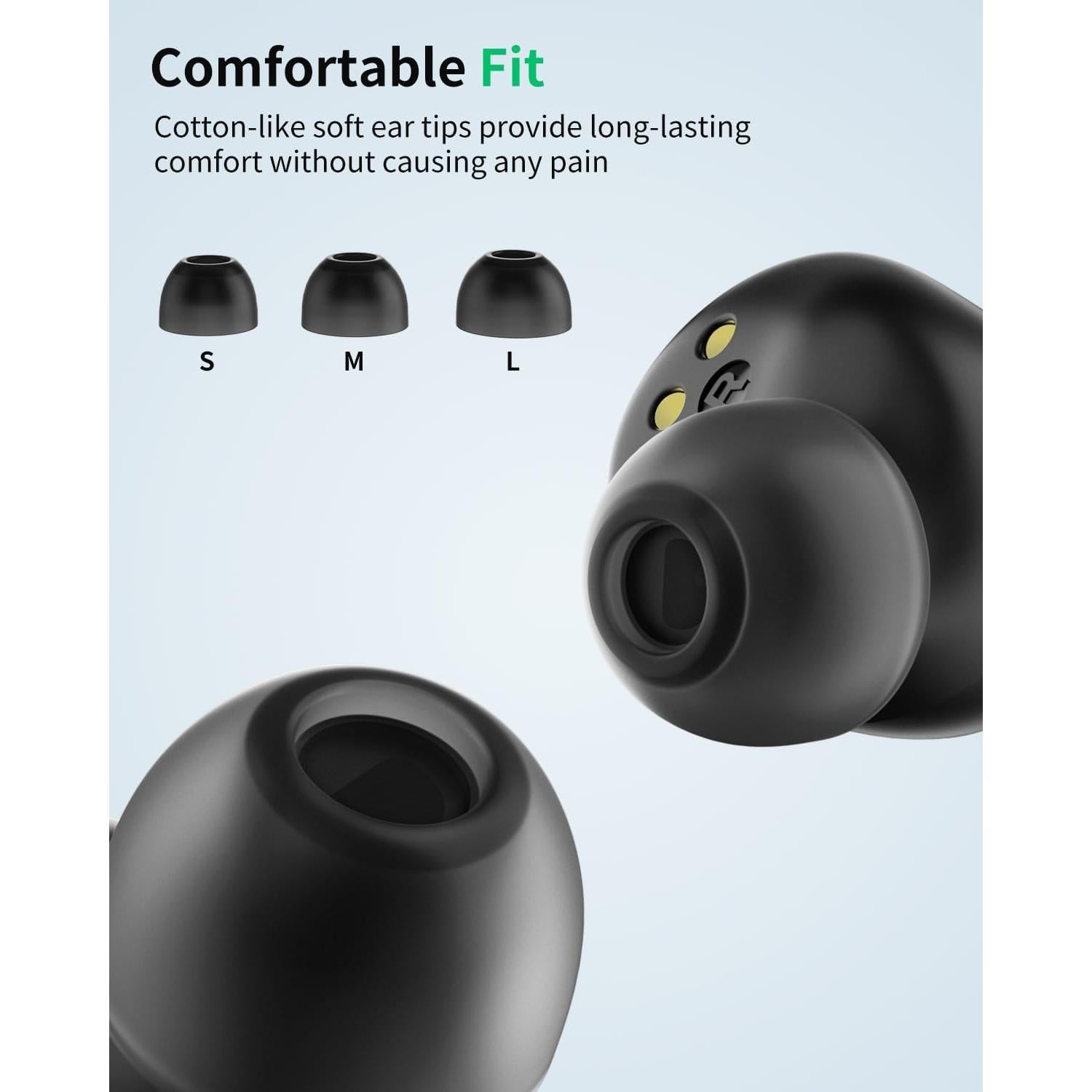 Auriculares Inalámbricos wegear TW6 Bluetooth 5.4 40h Batería