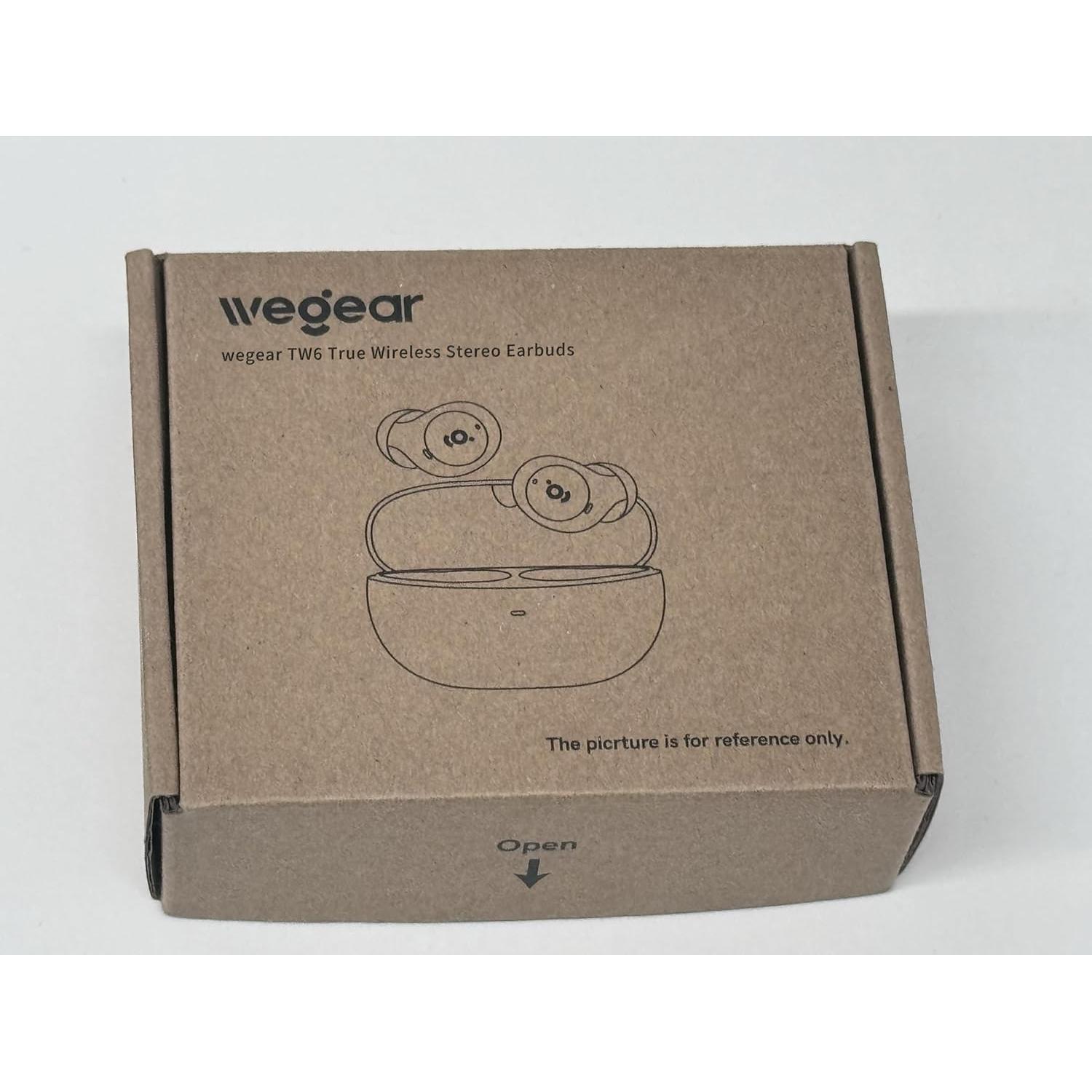 Auriculares Inalámbricos wegear TW6 Bluetooth 5.4 40h Batería