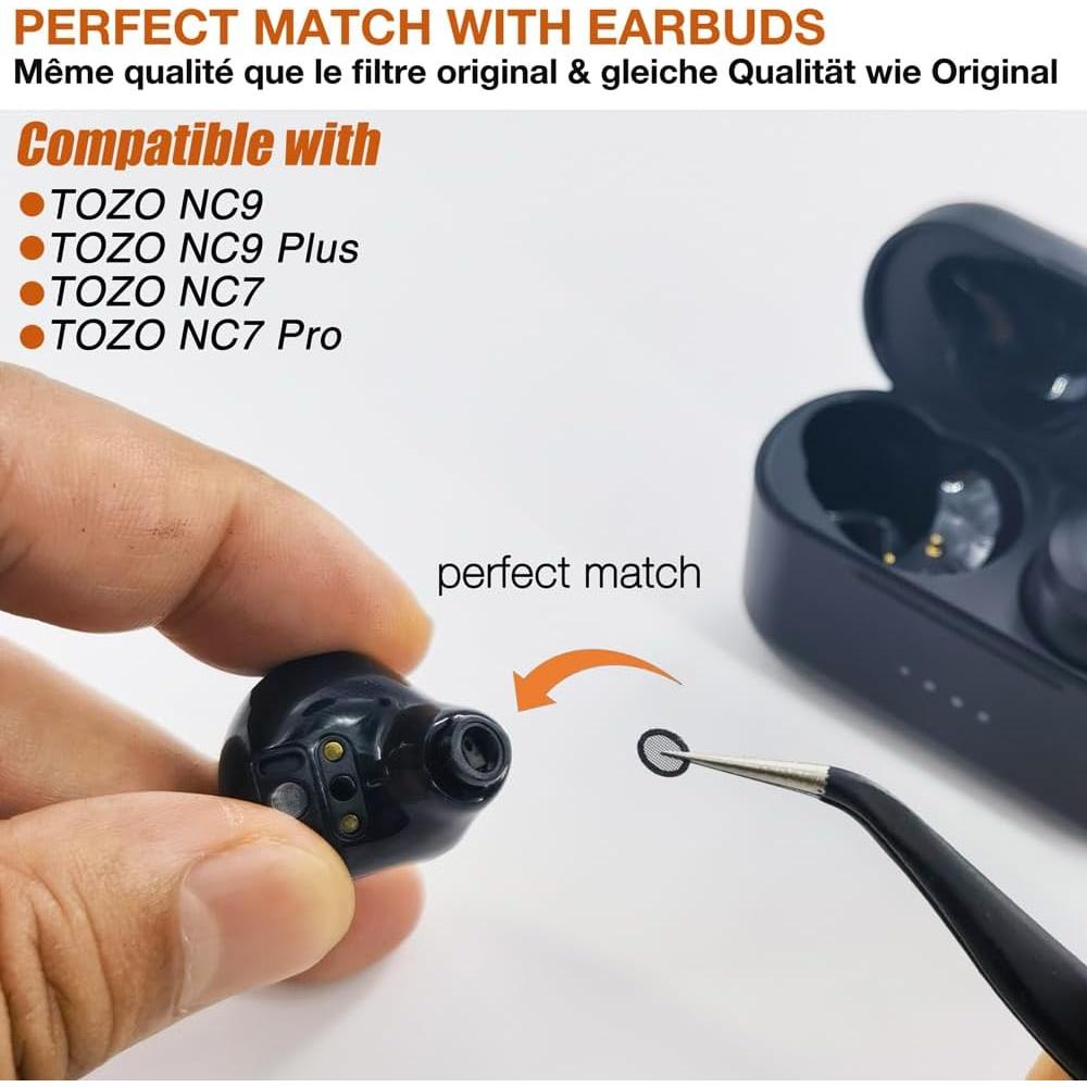 Filtro de Polvo para Auriculares TOZO NC9/NC9 Plus/NC7/NC7 Pro - 5 Pares