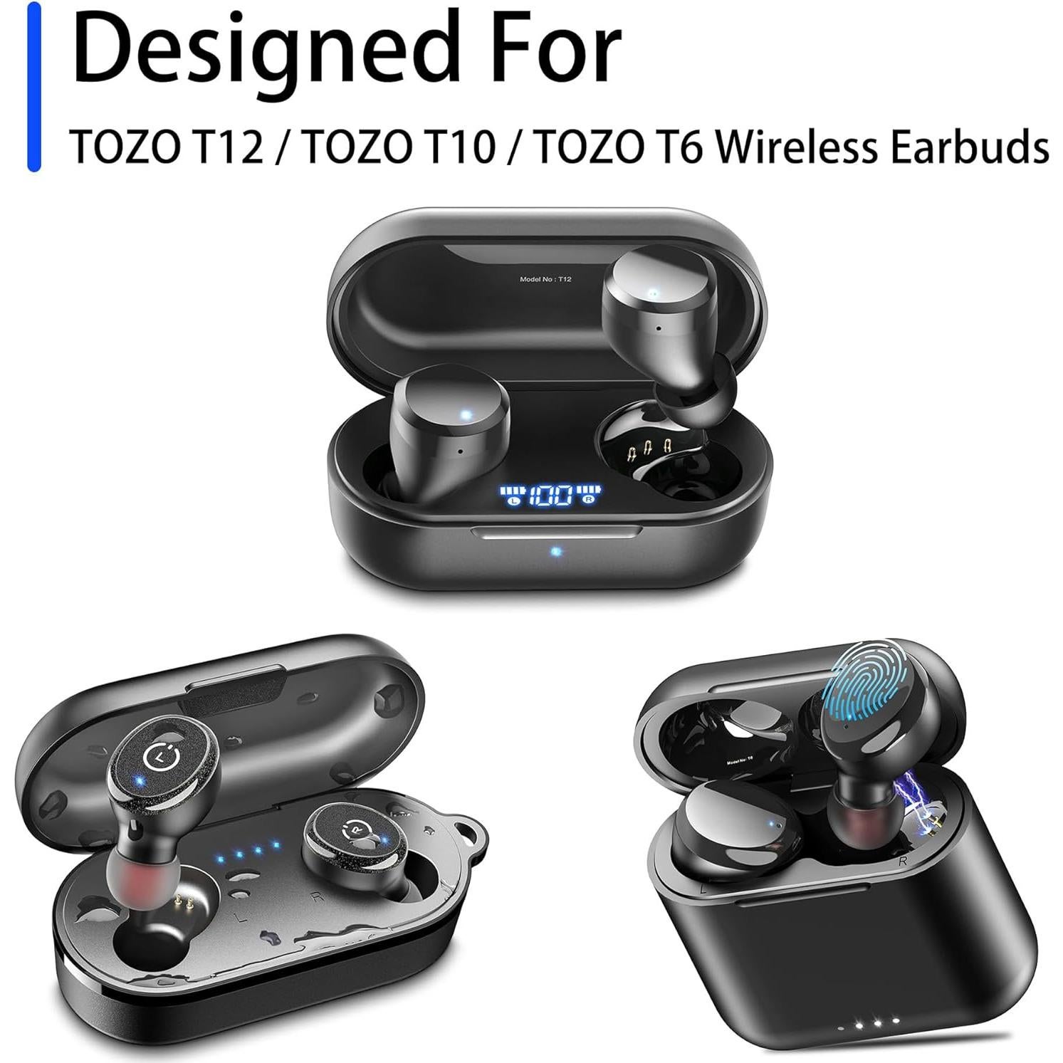 Consejos de Espuma TOZO T12 T10 T6 - 3 Pares S/M/L