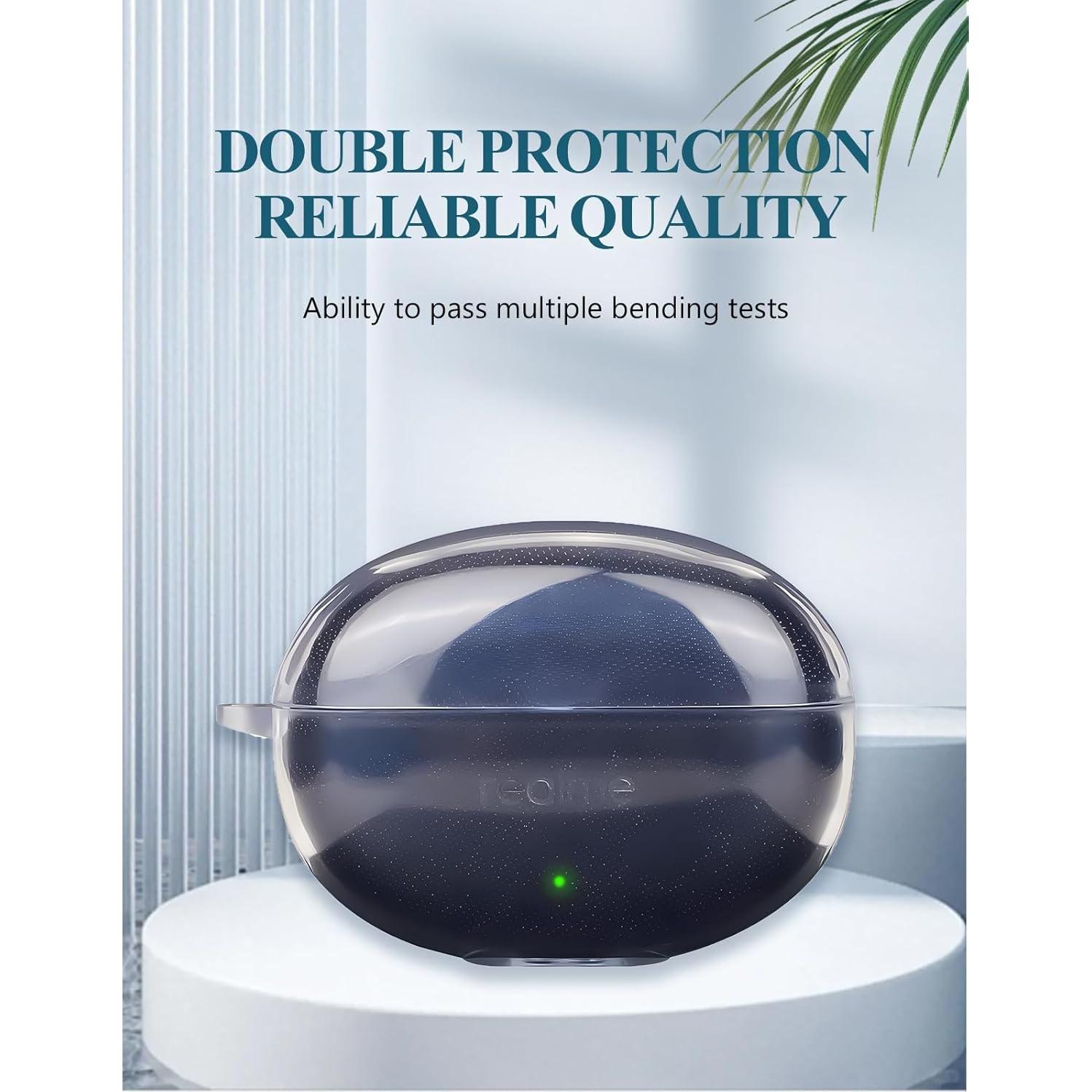 Funda TPU Clara para Realme Air 6 Pro - Protección y Kit de Limpieza