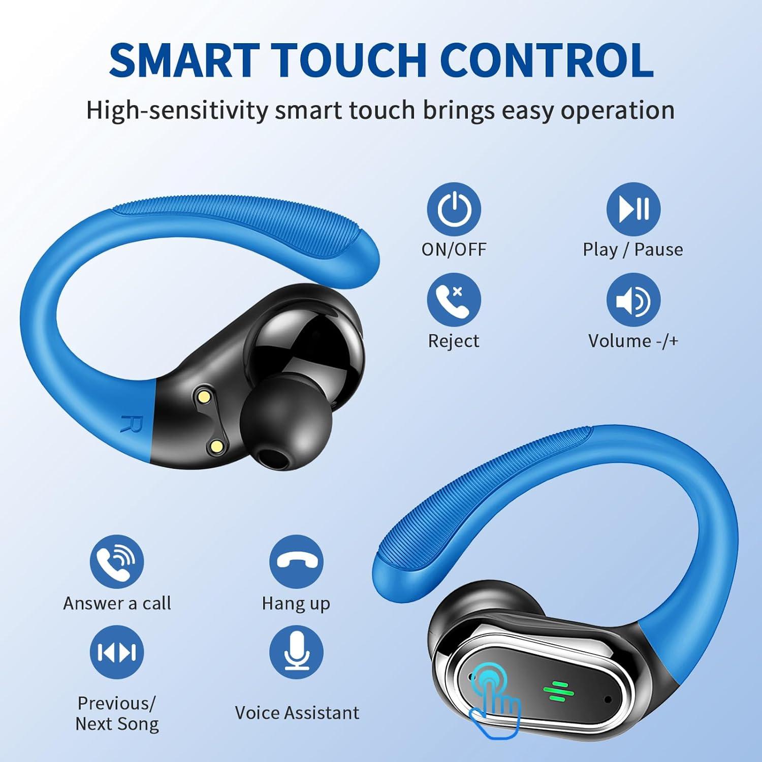 Auriculares Inalámbricos Rolosar Q76 Bluetooth 5.4 Impermeables