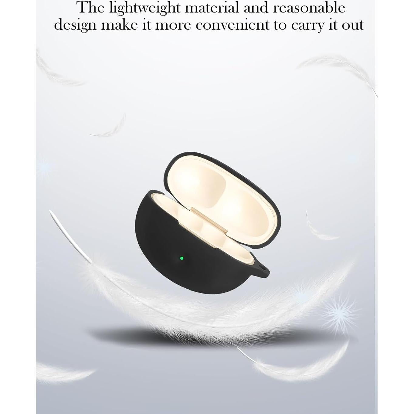 Funda Protectora BOVUGAC para Auriculares QCY Crossky C50 - Negro