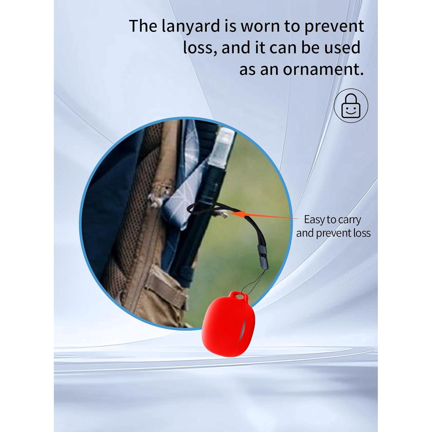 Estuche de Silicona Rojo para Auriculares QCY MeloBuds N50