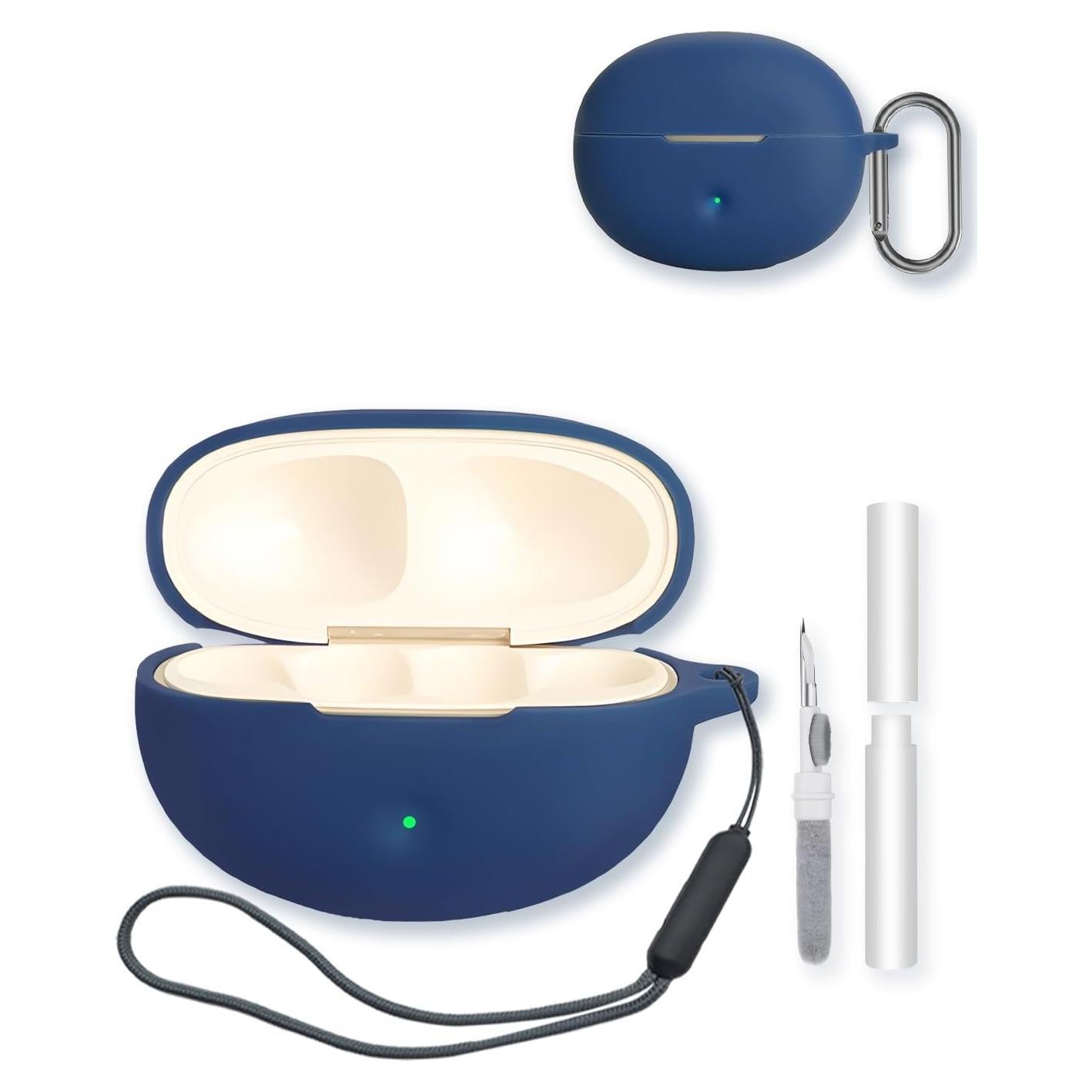 Funda Protectora BOVUGAC para Auriculares QCY Crossky C50 Azul