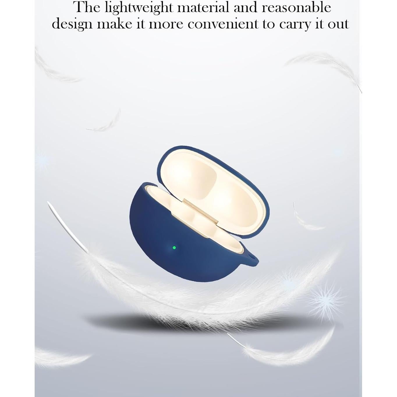 Funda Protectora BOVUGAC para Auriculares QCY Crossky C50 Azul