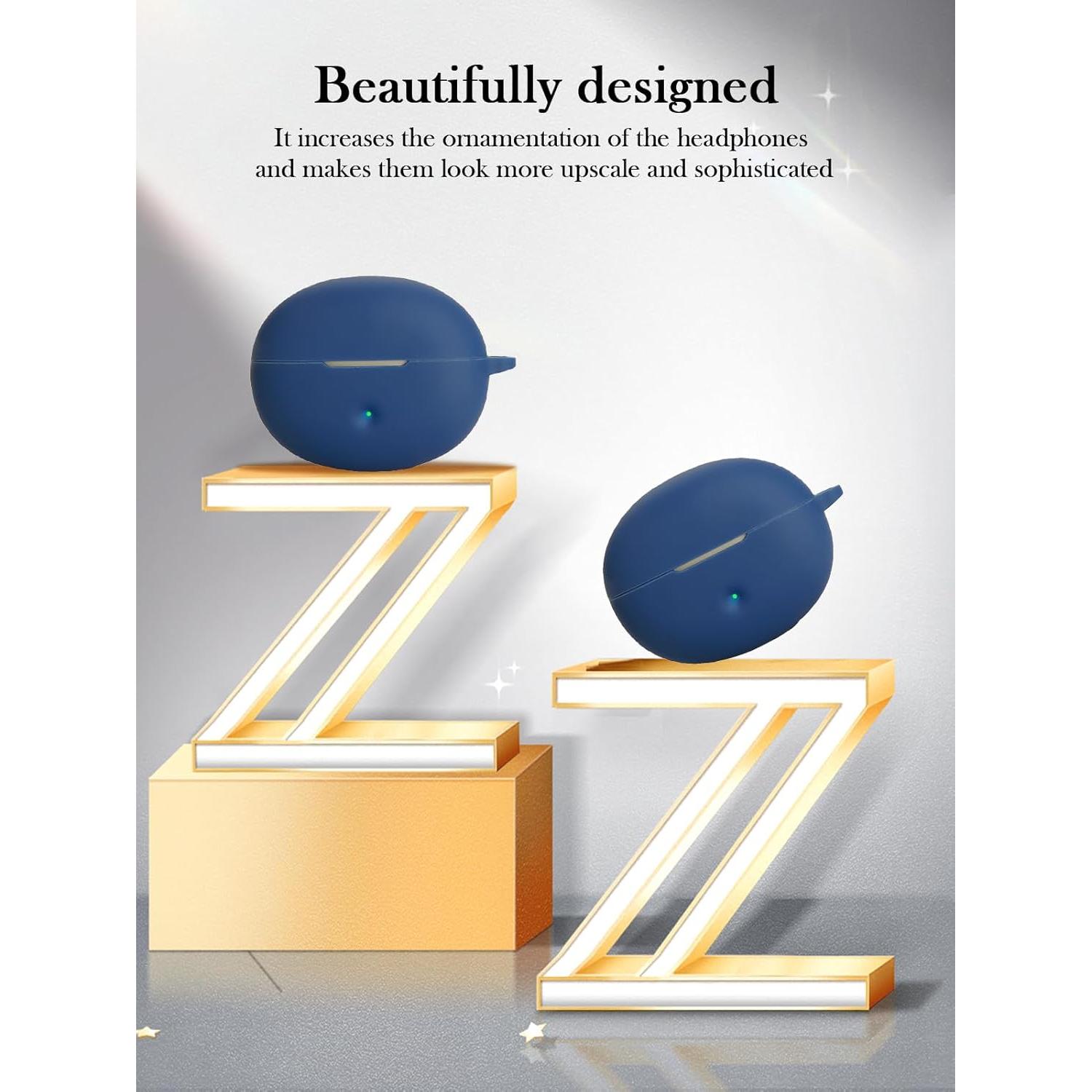 Funda Protectora BOVUGAC para Auriculares QCY Crossky C50 Azul