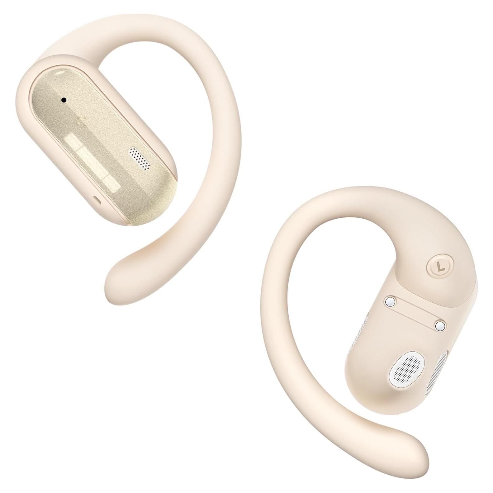 Auriculares Inalámbricos TAGRY A12 Beige 40H Carga Rápida IPX7