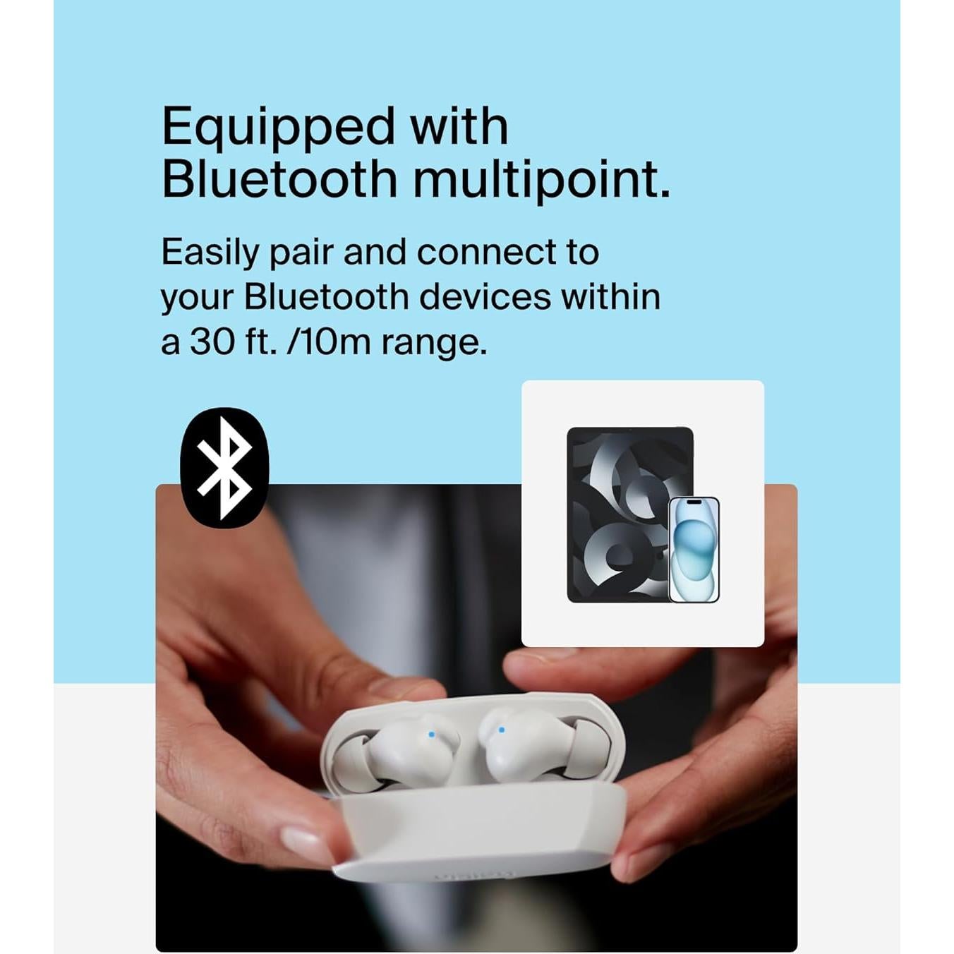 Auriculares Inalámbricos Belkin SoundForm Rhythm - 28H Batería