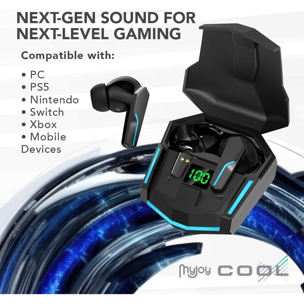 Auriculares Inalámbricos MyJoy Genial para Juegos Bluetooth 5.3
