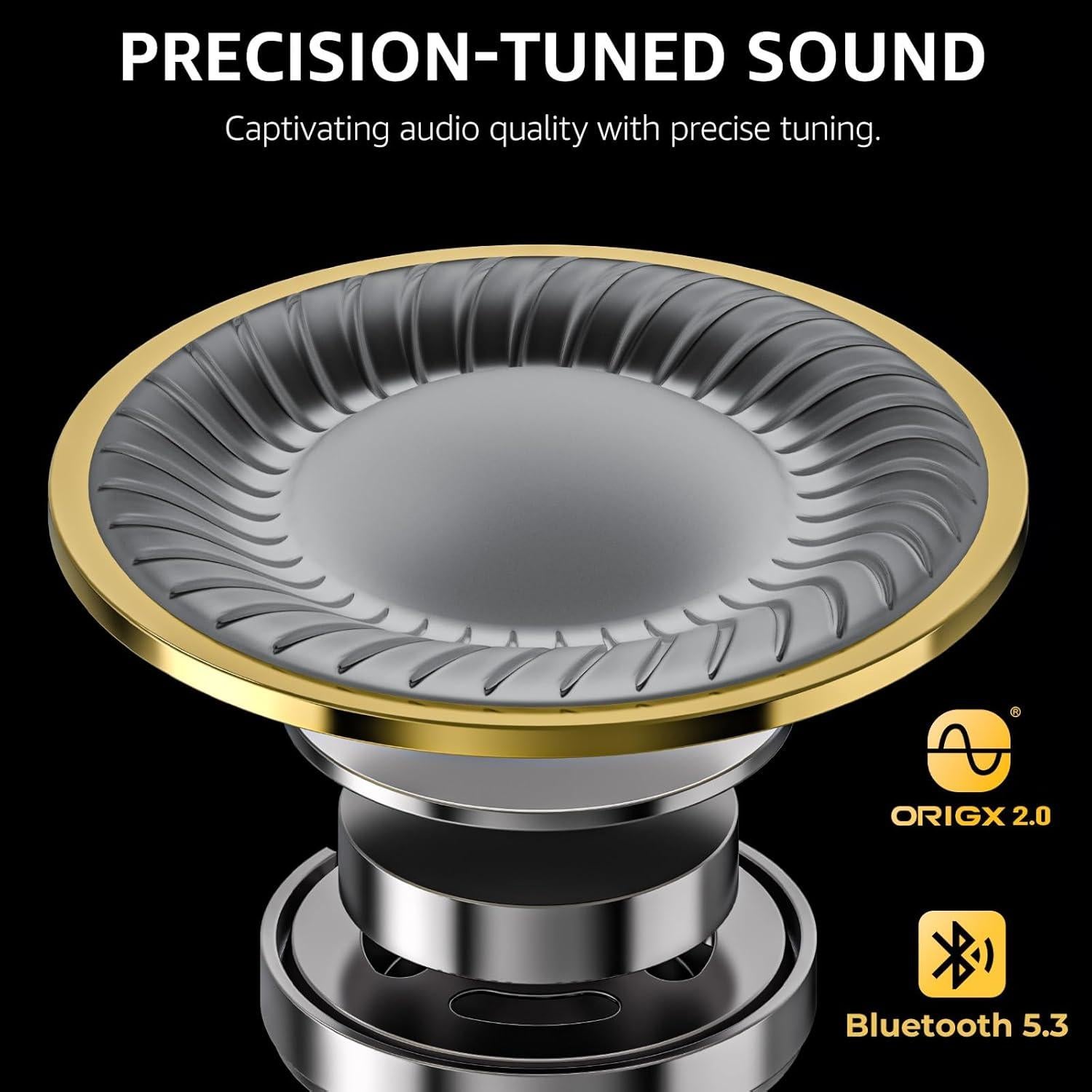 Auriculares Inalámbricos TOZO T10 Ergonómicos Azul con Cable USB-C