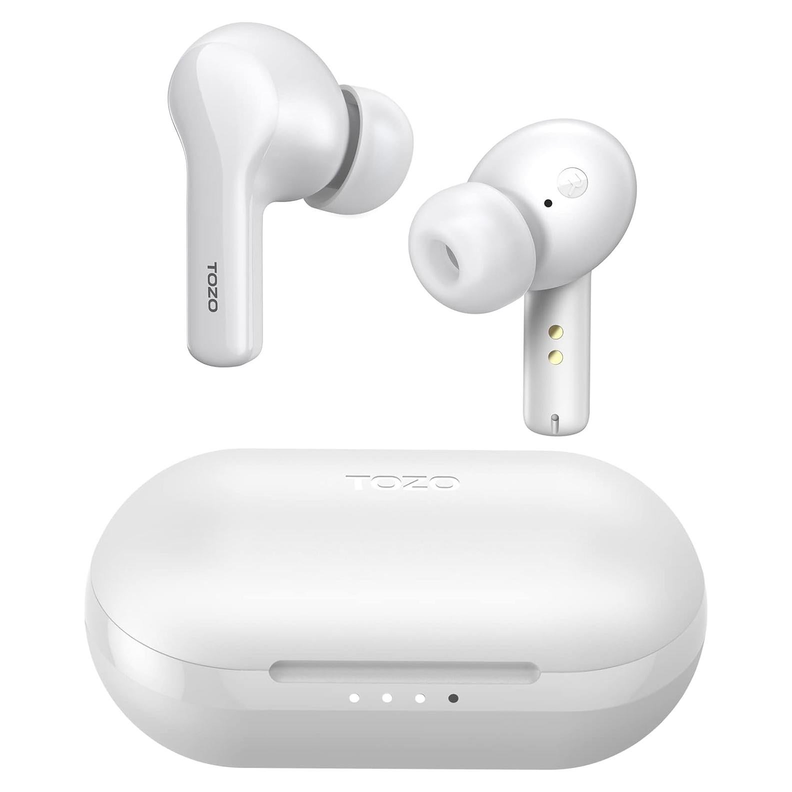 Auriculares Inalámbricos TOZO A2 Bluetooth 5.3 IPX5 Blancos