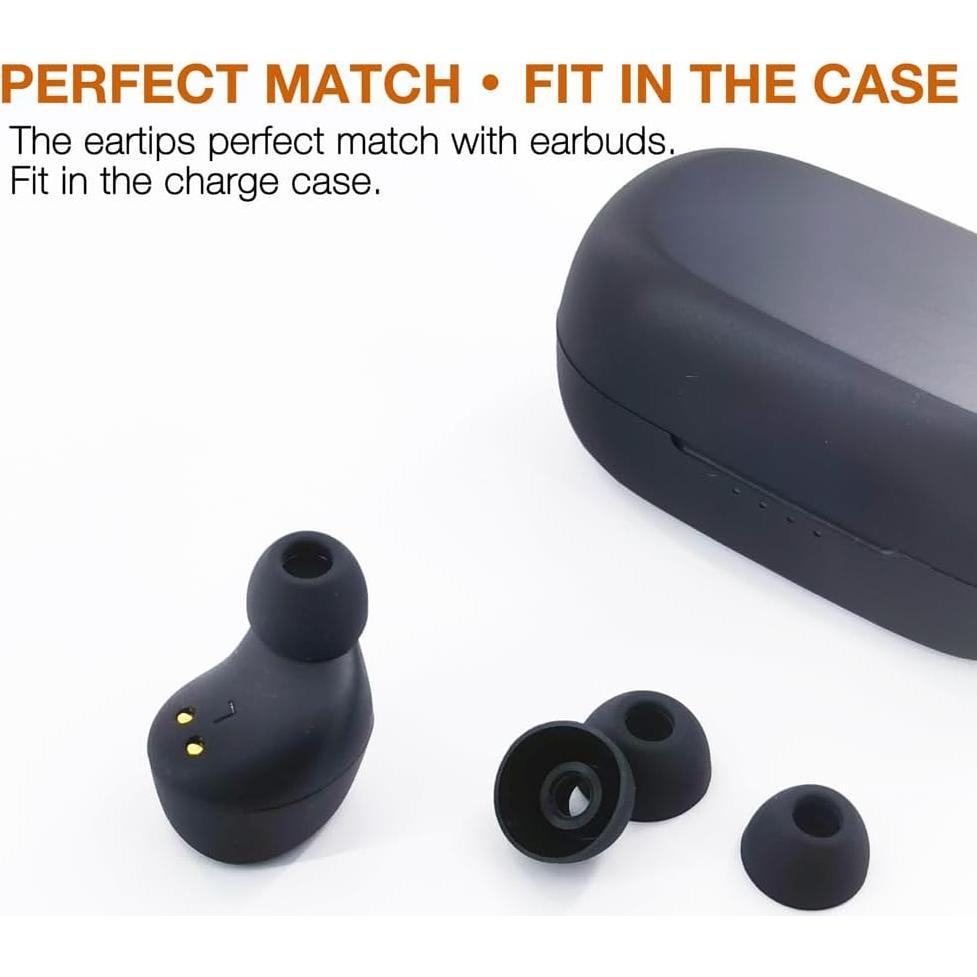 Puntas de oído TENNMAK A1 para auriculares inalámbricos - 6 pares