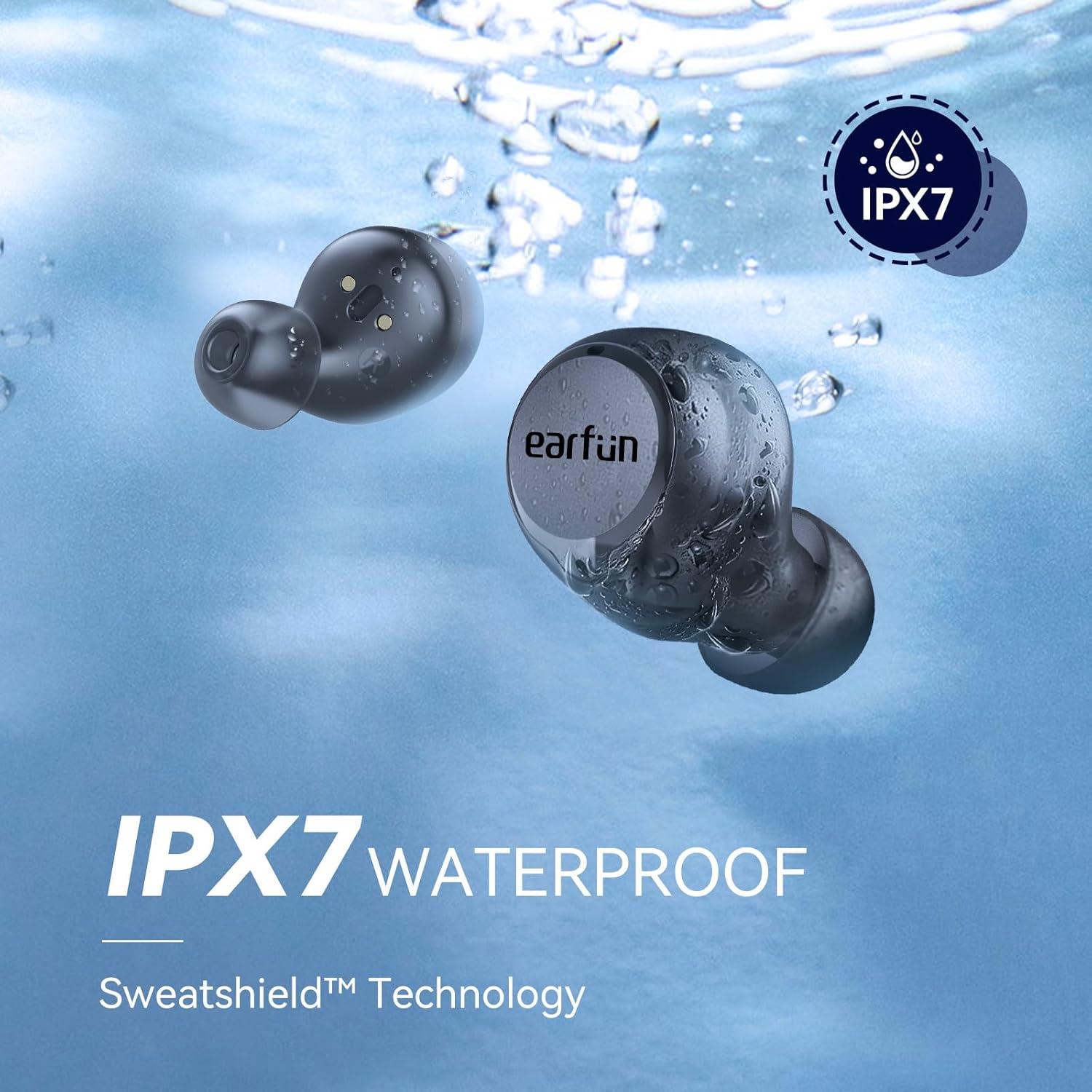 Auriculares Inalámbricos EarFun Free 1S, Bluetooth IPX7, 30H Batería