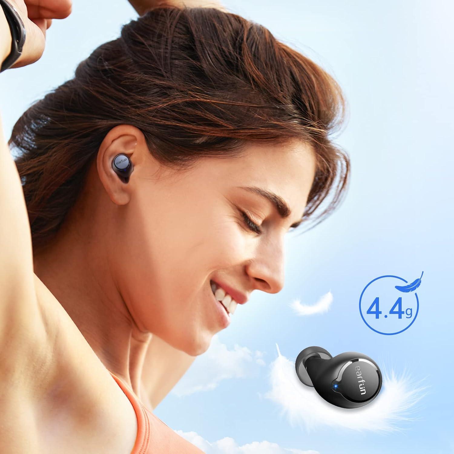 Auriculares Inalámbricos EarFun Free 1S, Bluetooth IPX7, 30H Batería