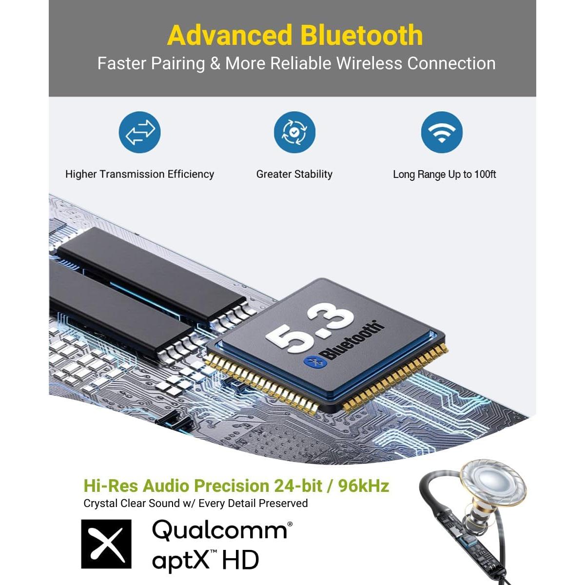 Auriculares Inalámbricos Homespot Neckband con Reducción de Ruido 27dB