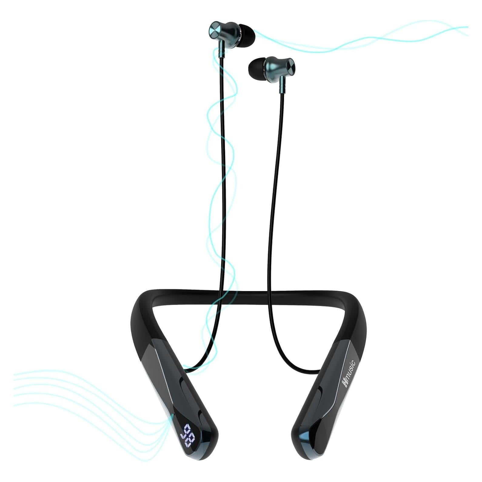 Auriculares Bluetooth Hmusic H08 con Banda de Cuello IPX5