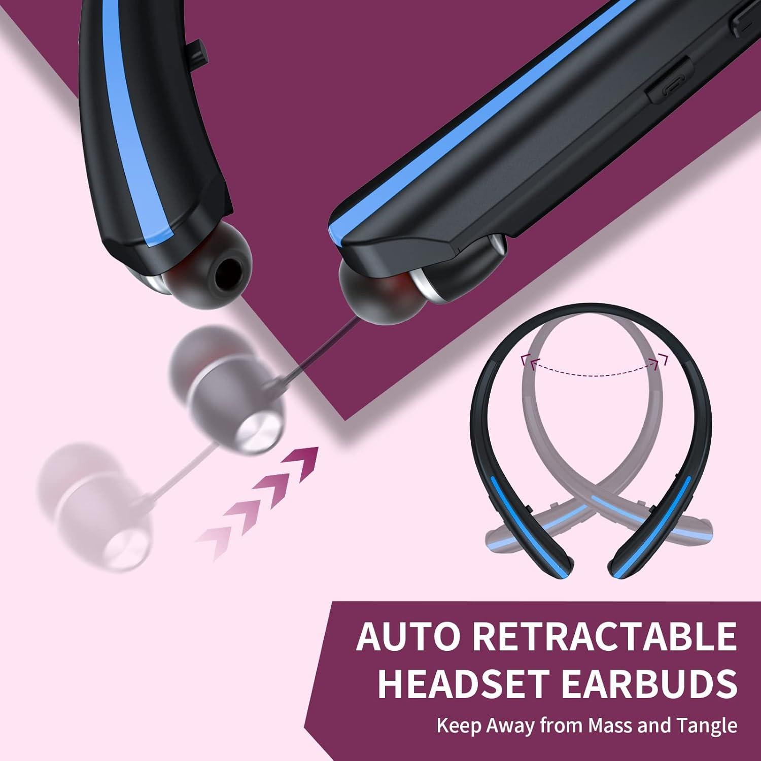 Auriculares Bluetooth CALOETHNEY HX801S In-Ear IPX5 22h