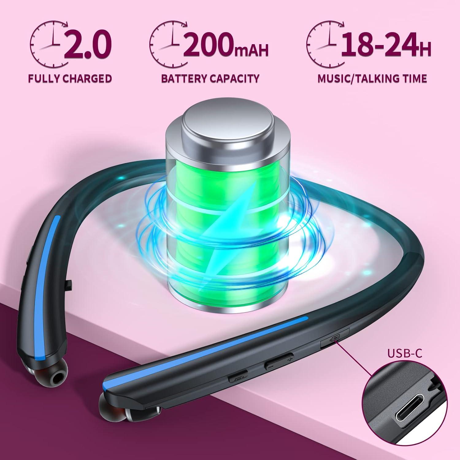 Auriculares Bluetooth CALOETHNEY HX801S In-Ear IPX5 22h