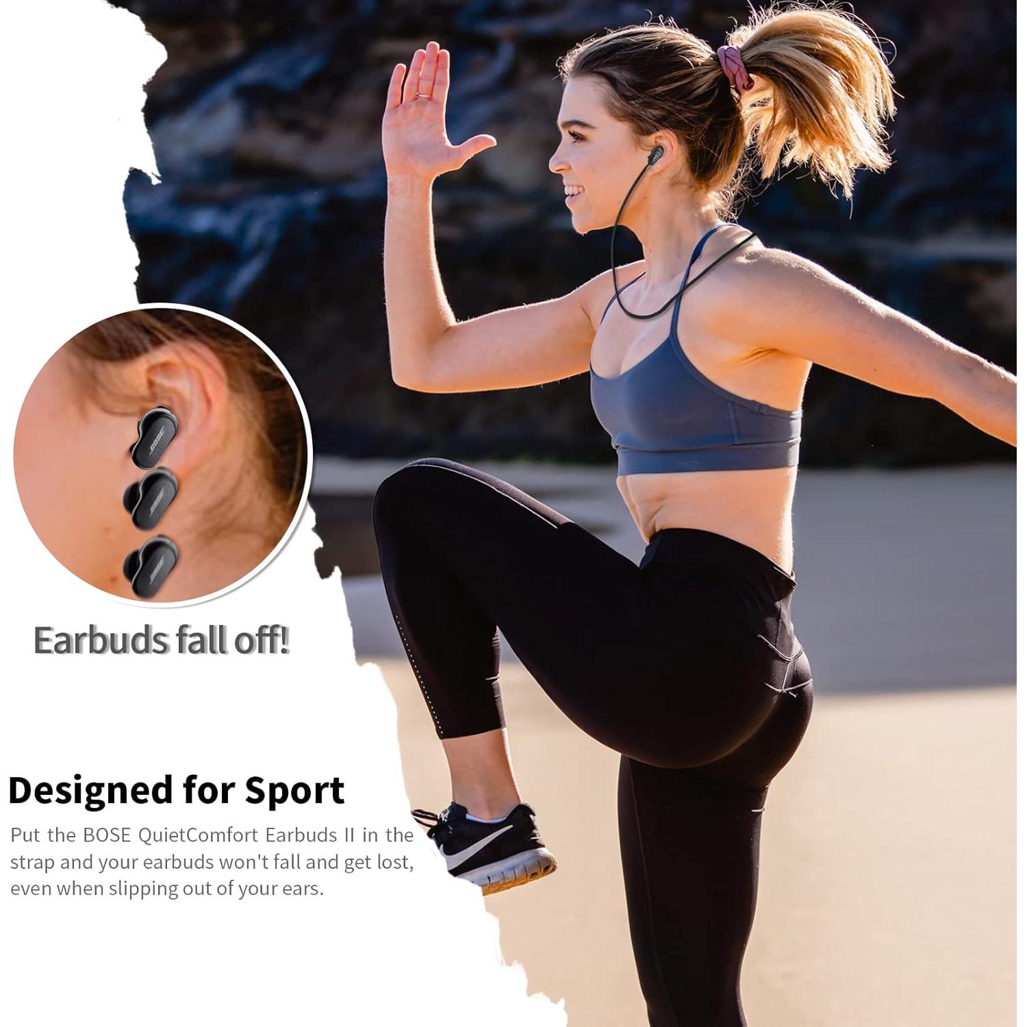 Correa Anti-Pérdida WOFRO para Bose QuietComfort II y Ultra