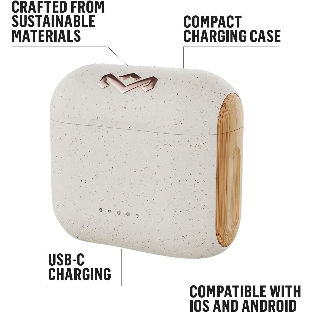 Auriculares Inalámbricos House of Marley Rebel Crema