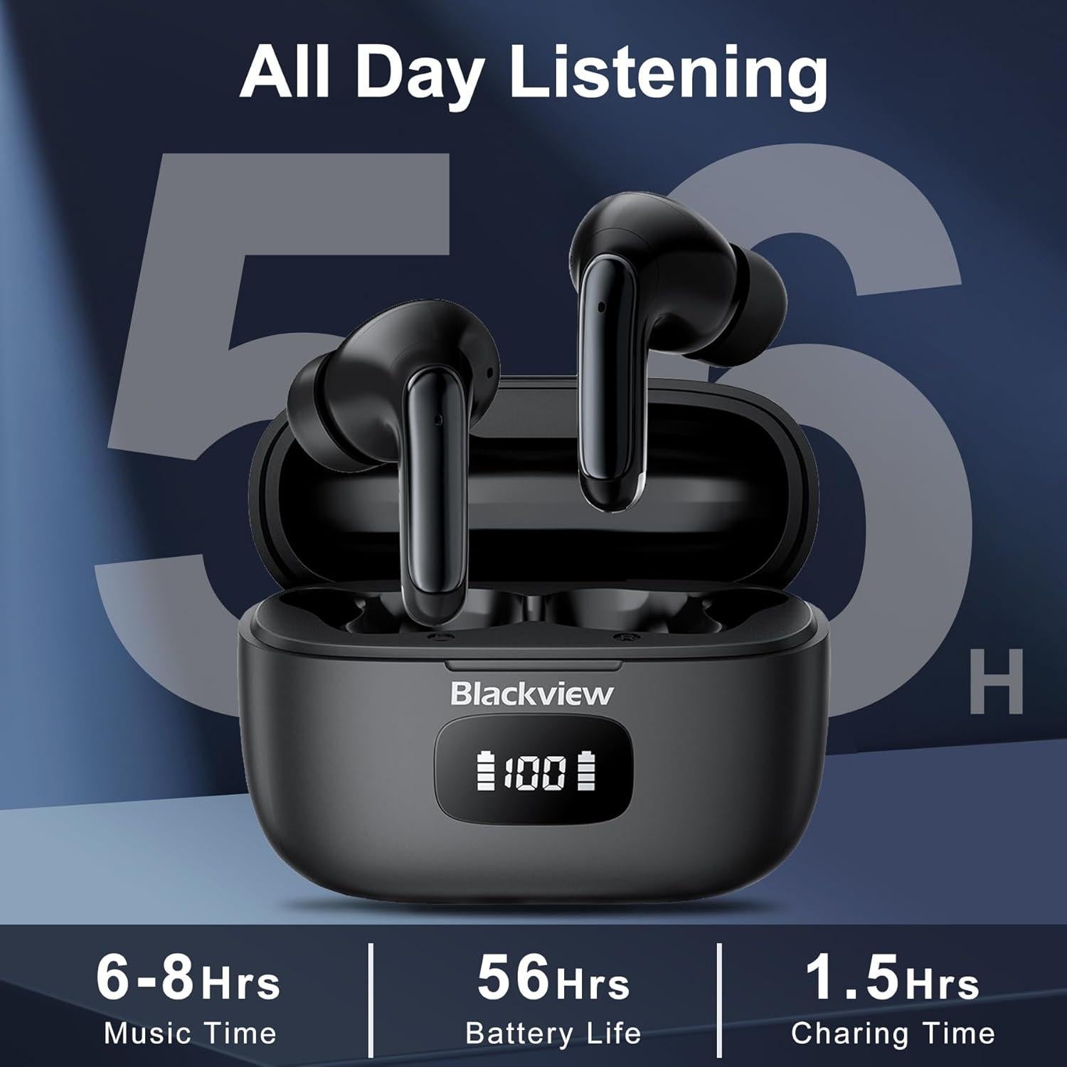 Auriculares Inalámbricos Blackview Airbuds 8 Bluetooth 5.3 IPX7