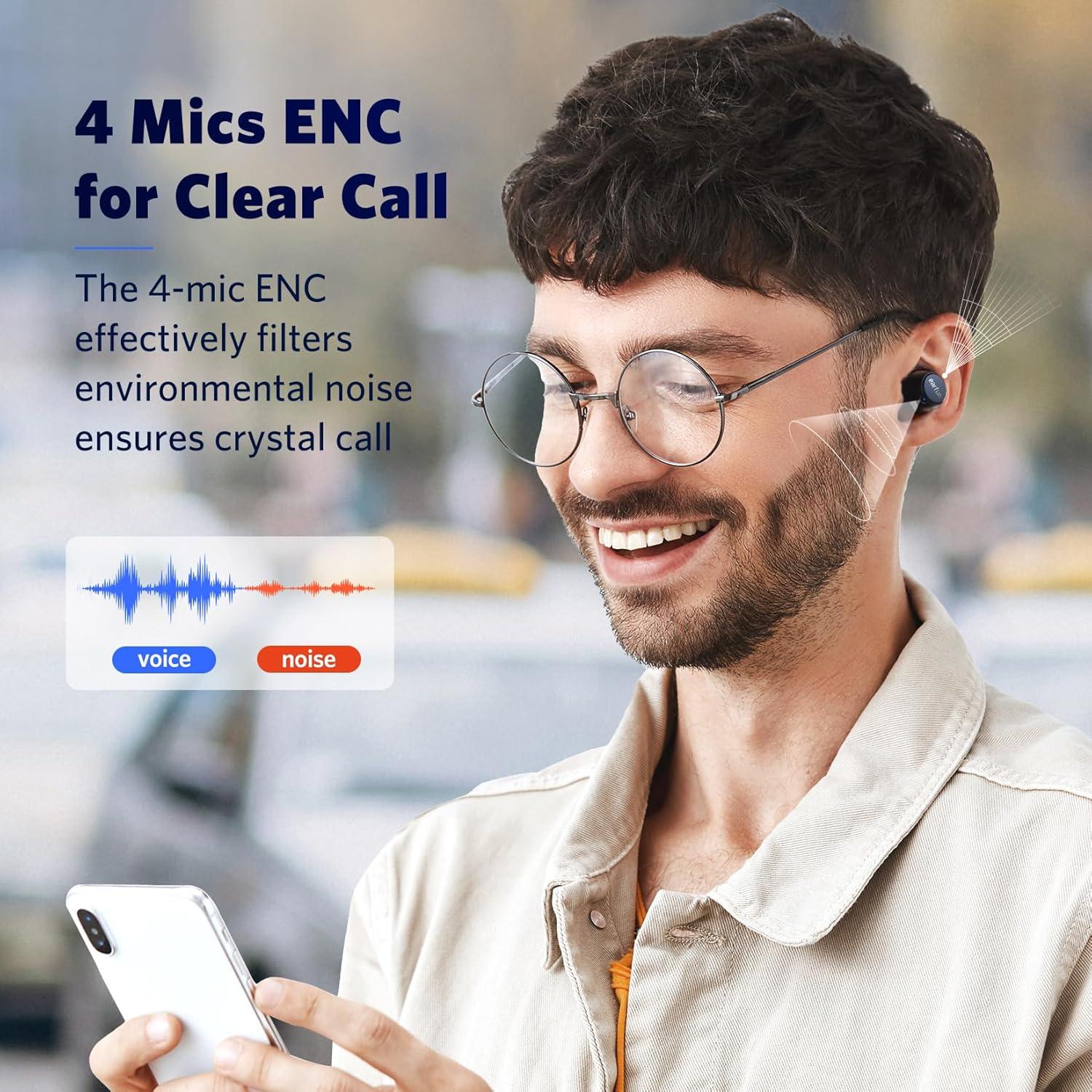 Auriculares Inalámbricos EarFun Free 2S con Cancelación de Ruido