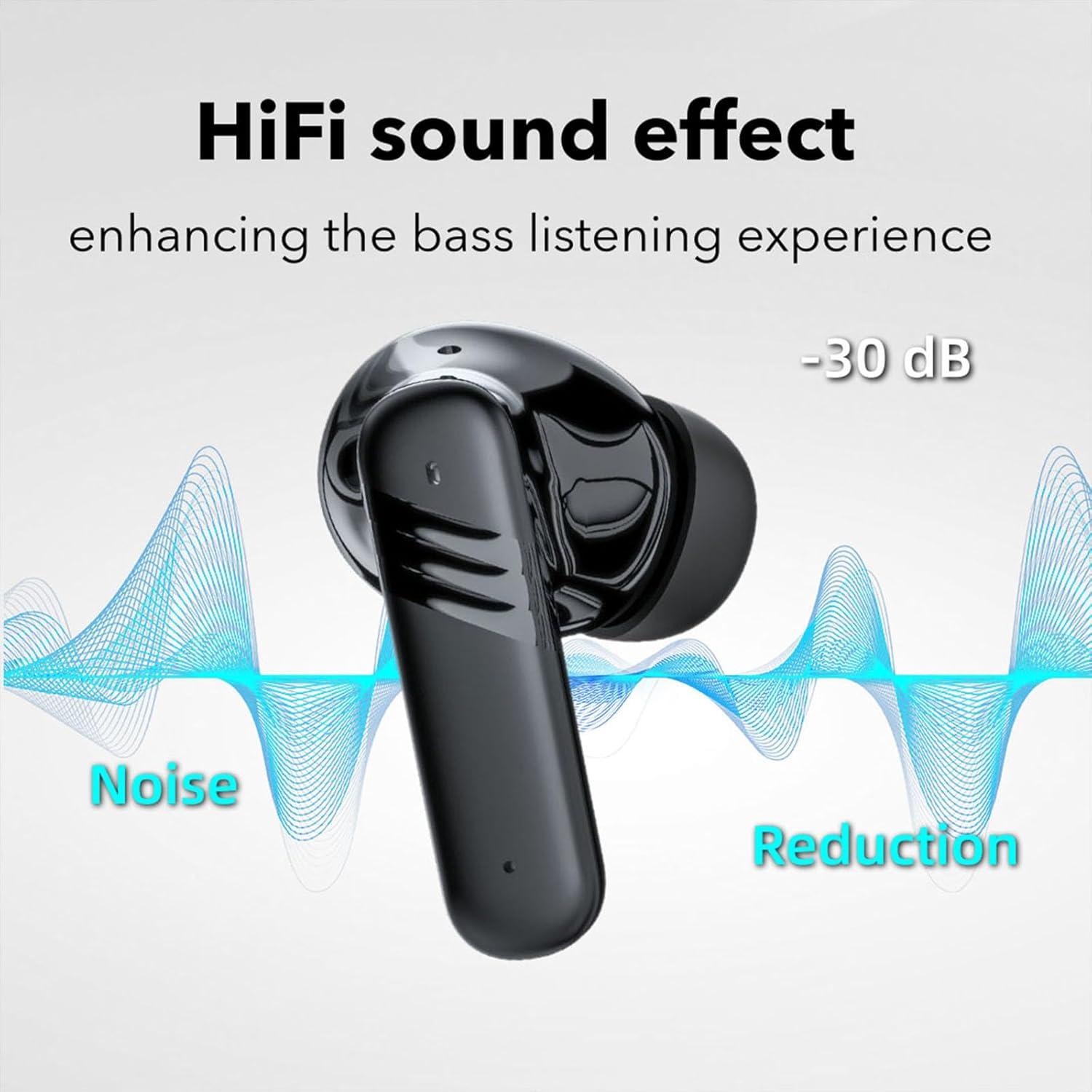 Auriculares Inalámbricos Newmine LX-50 con Cancelación de Ruido 30dB