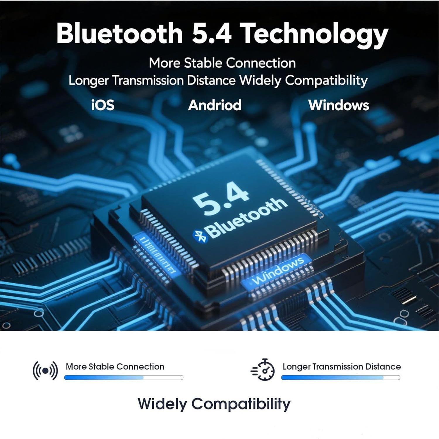 Auriculares Inalámbricos Newmine LX-50 con Cancelación de Ruido 30dB