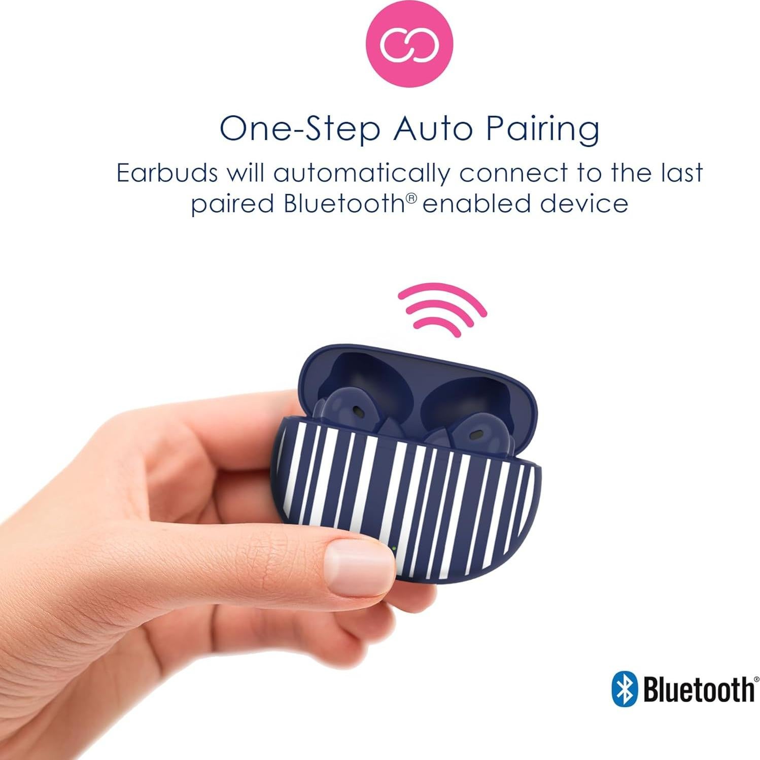 Auriculares Inalámbricos Bluetooth Packed Party Navy Baby IPX5