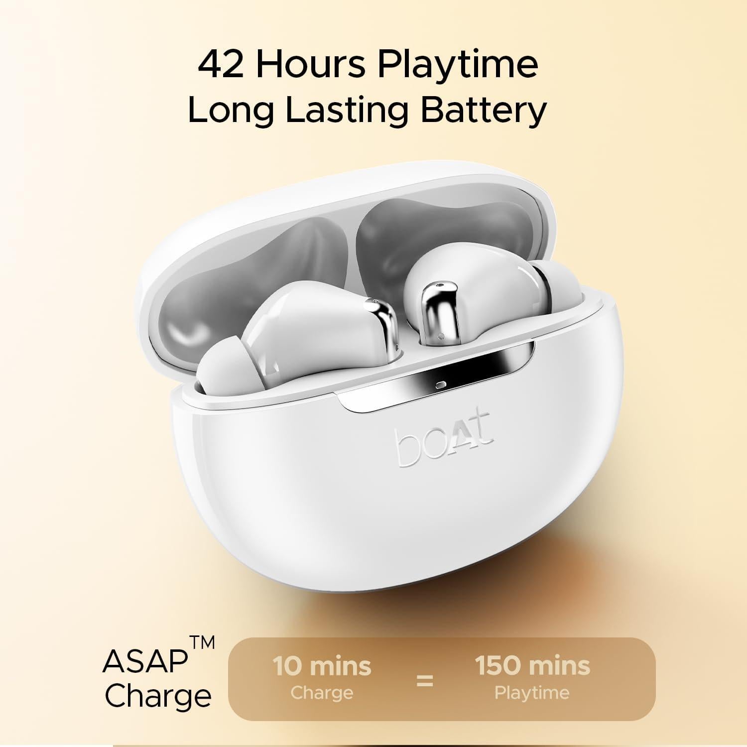 Auriculares Inalámbricos boAt Airdopes 141 ANC - 42h Batería, IPX5