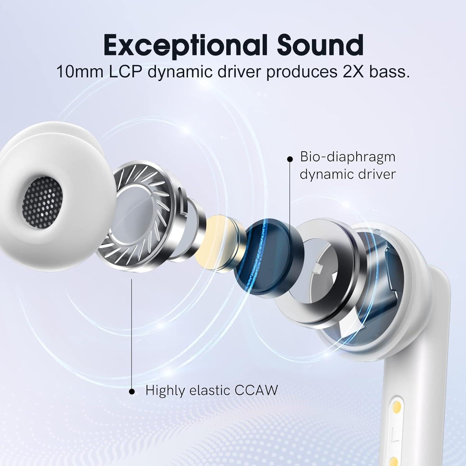 Auriculares Inalámbricos QCY T13 ANC Bluetooth 5.3 IPX5 30H