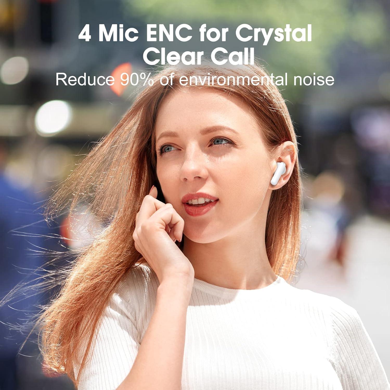 Auriculares Inalámbricos QCY T13 ANC Bluetooth 5.3 IPX5 30H