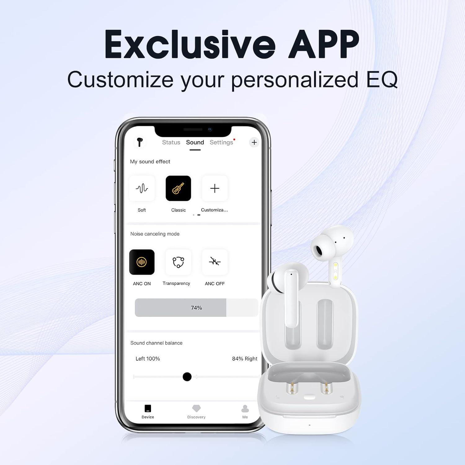 Auriculares Inalámbricos QCY T13 ANC Bluetooth 5.3 IPX5 30H