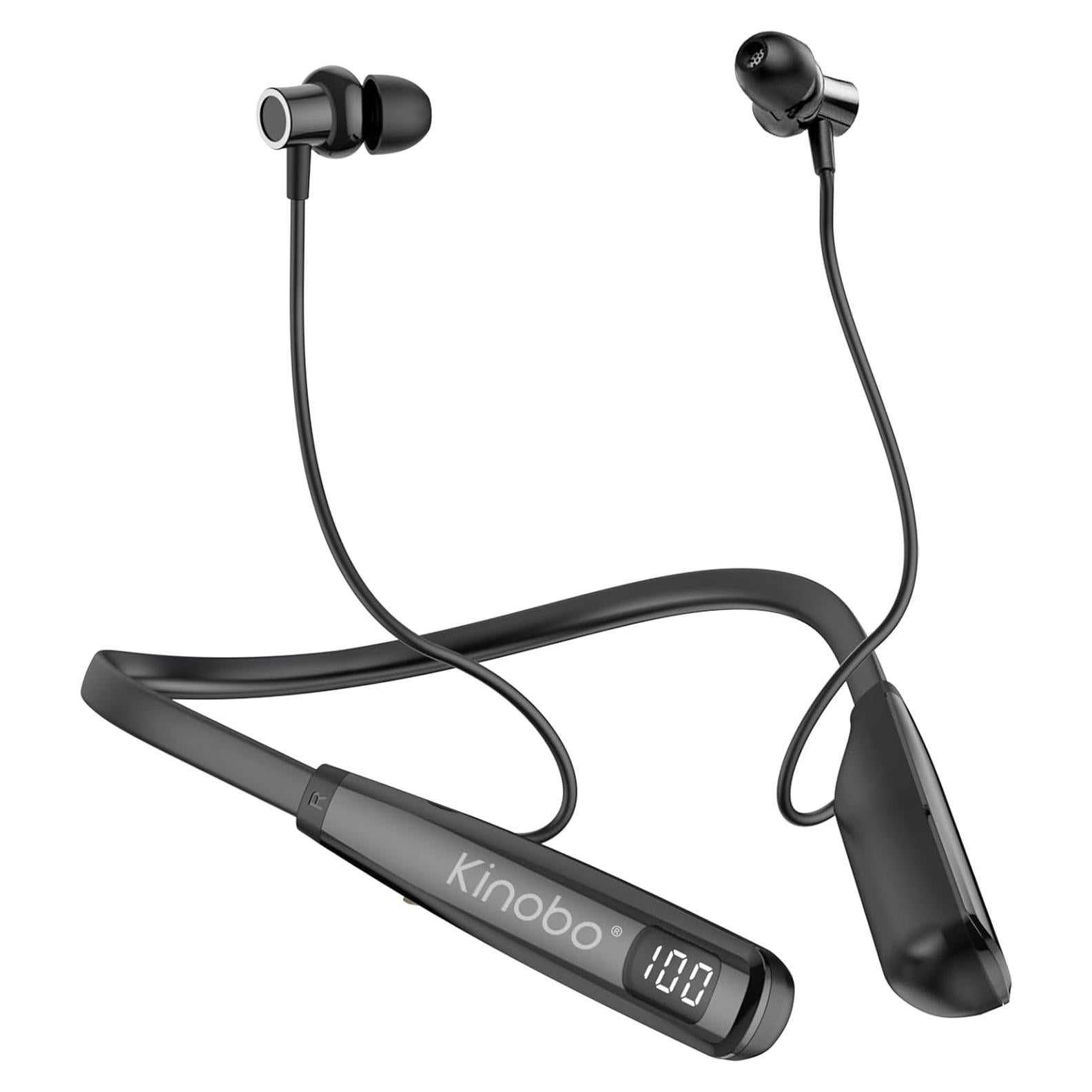 Auriculares Bluetooth Kinobo Y10 con cuello IPX7 100h HiFi