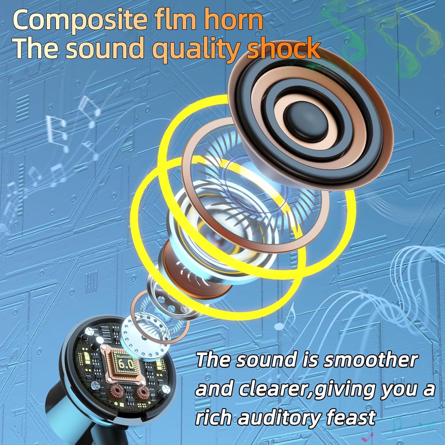 Auriculares Bluetooth Kinobo Y10 con cuello IPX7 100h HiFi