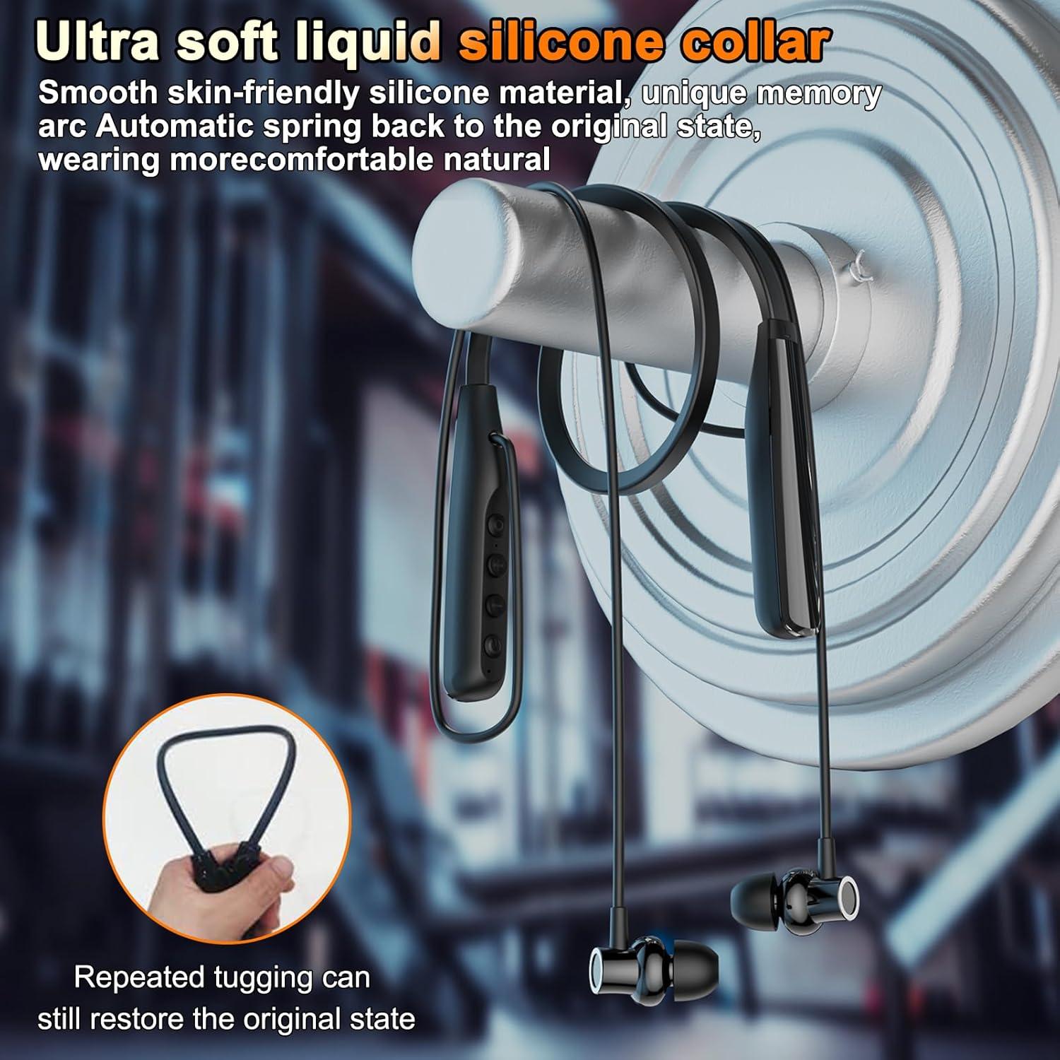 Auriculares Bluetooth Kinobo Y10 con cuello IPX7 100h HiFi