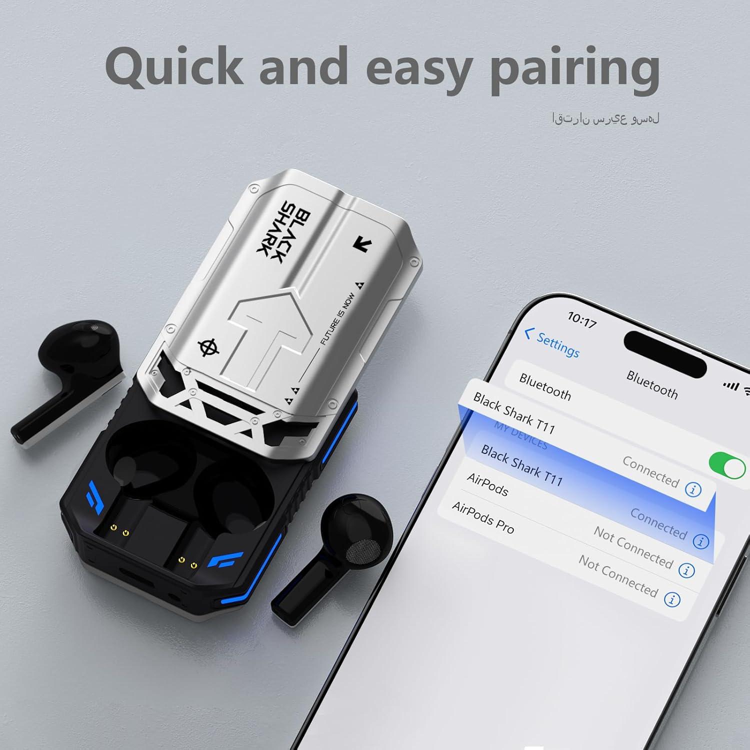 Auriculares Inalámbricos Black Shark T11 con Cancelación de Ruido