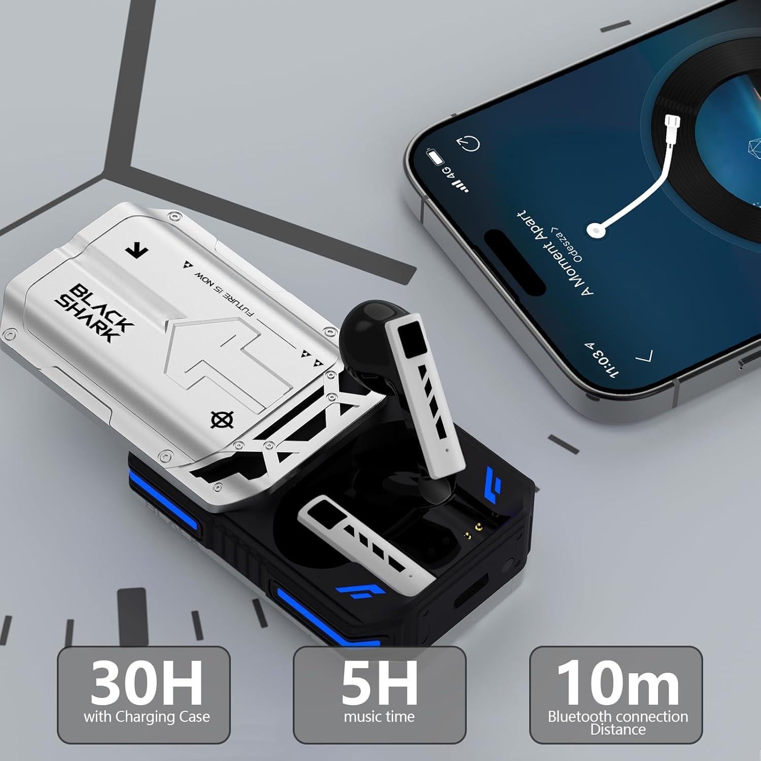 Auriculares Inalámbricos Black Shark T11 con Cancelación de Ruido