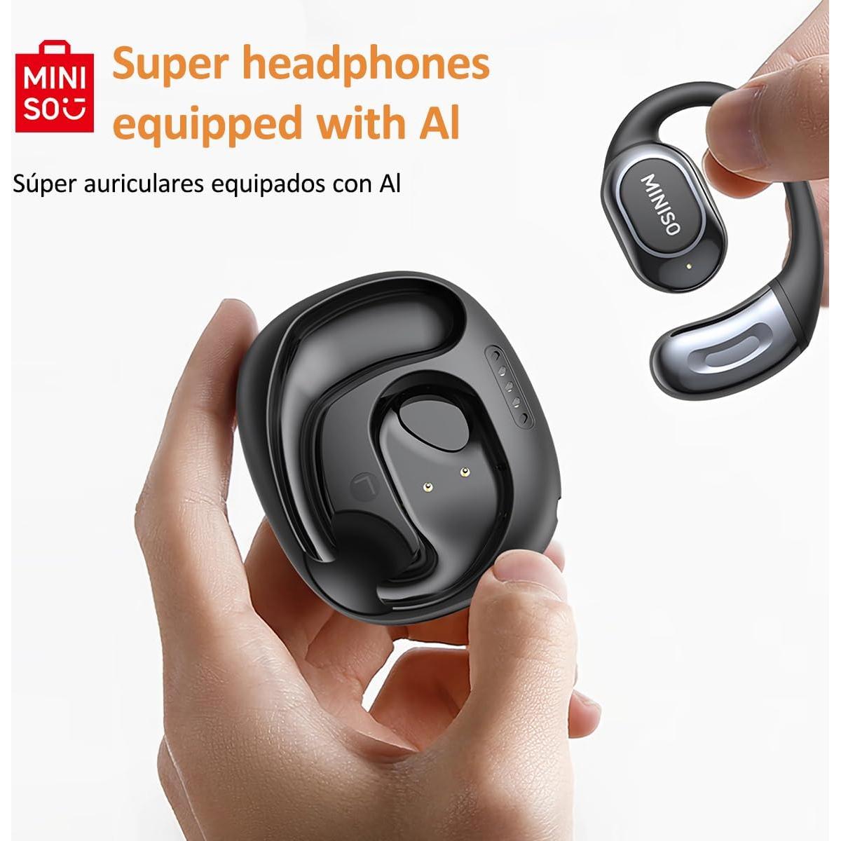 Auriculares Inalámbricos MINISO MS156 AI, Oído Abierto, Bluetooth 5.4