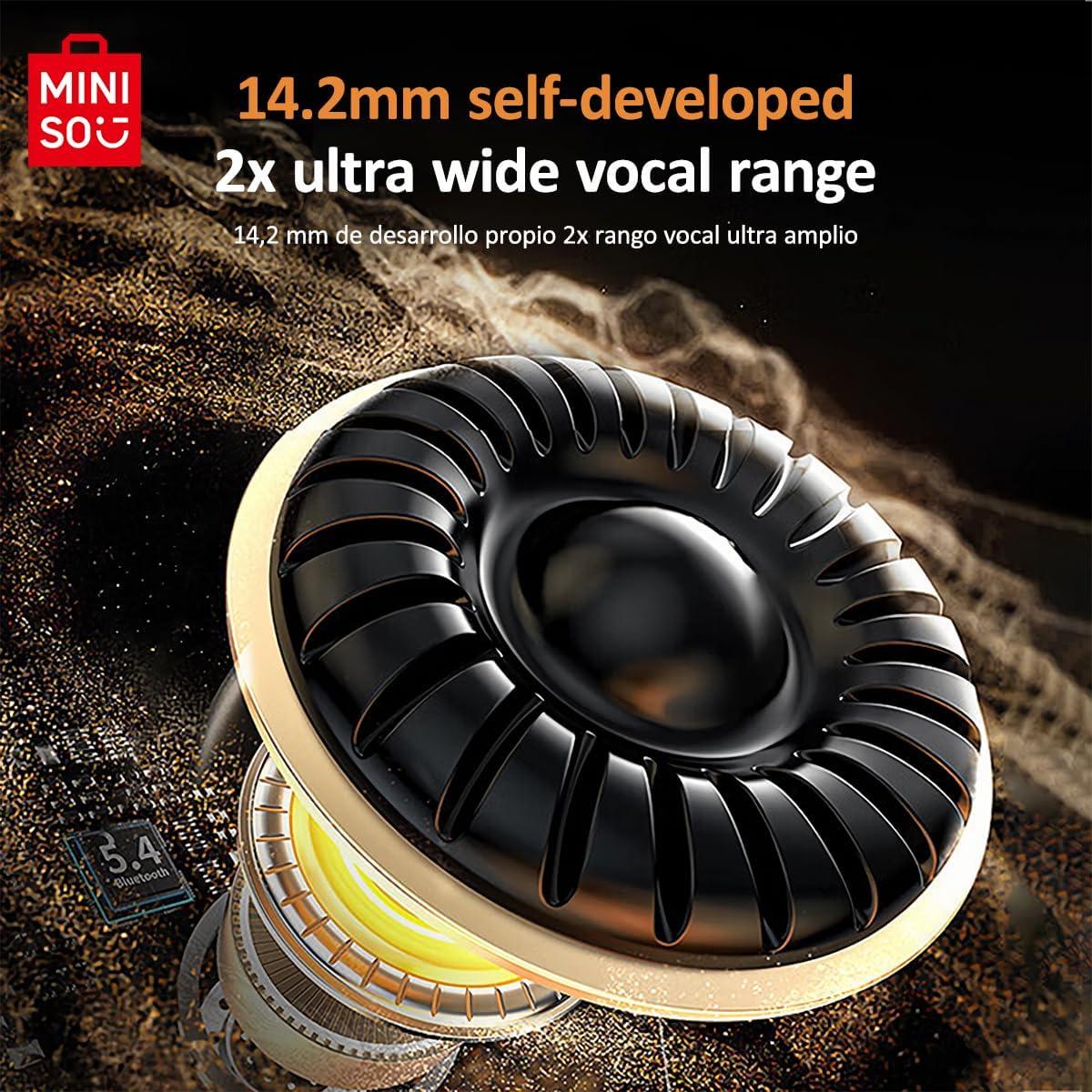 Auriculares Inalámbricos MINISO MS156 AI, Oído Abierto, Bluetooth 5.4