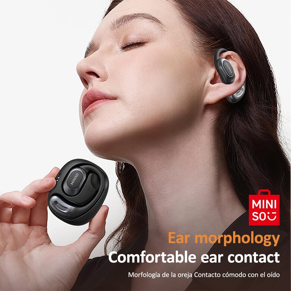 Auriculares Inalámbricos MINISO MS156 AI, Oído Abierto, Bluetooth 5.4
