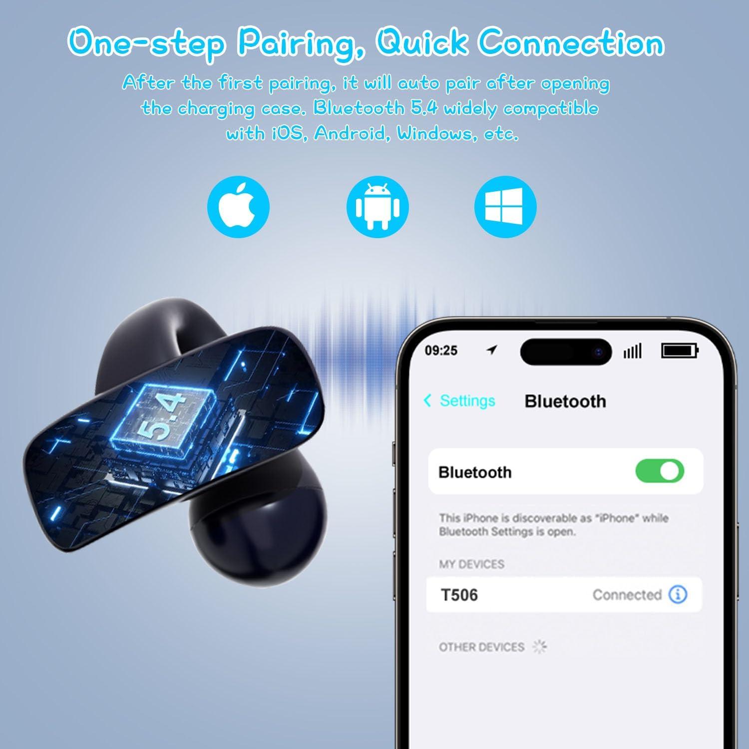 Auriculares Inalámbricos BANIGIPA T506 para Niños, Bluetooth 5.4, 85dB